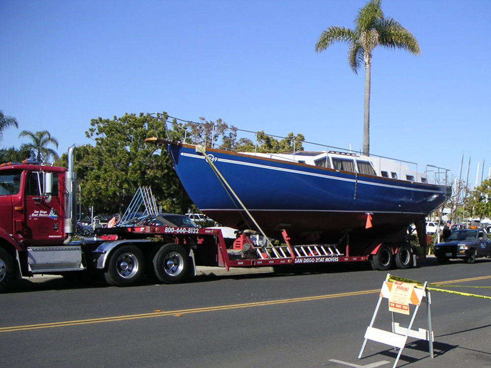 Transporting boats over land and by sea