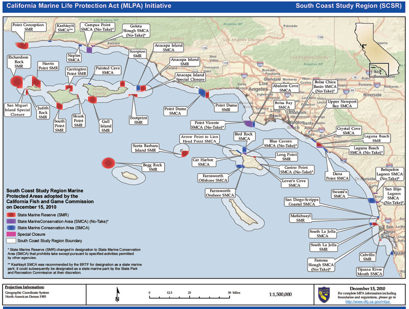 SoCal Marine Protected Areas Rejected in Legal Review