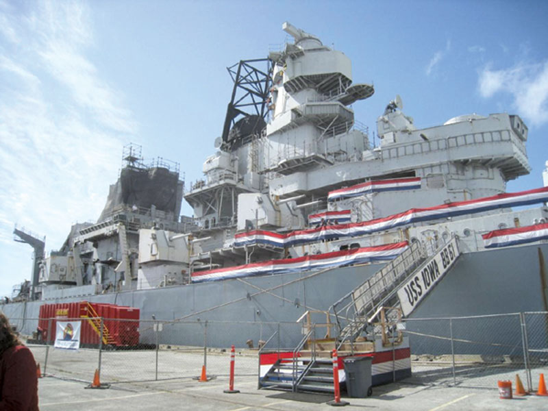 USS Iowa Gets Final Approval for L.A. Harbor Home