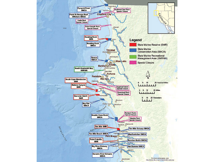 North Coast Marine Protected Areas Now in Effect