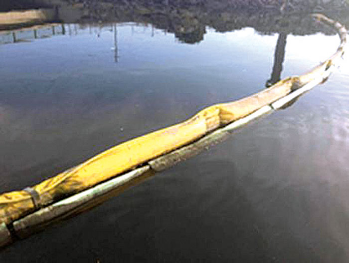Oil-Absorbing Booms Implemented in Alamitos Bay