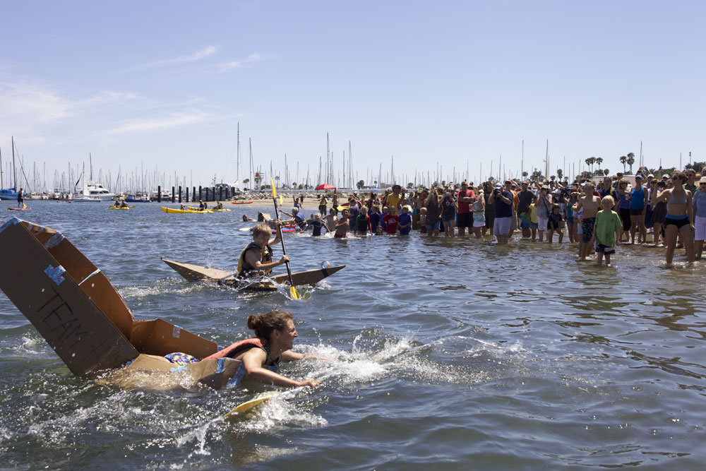 Kardboard Kayak Race is battle of ‘wit, design and courage’