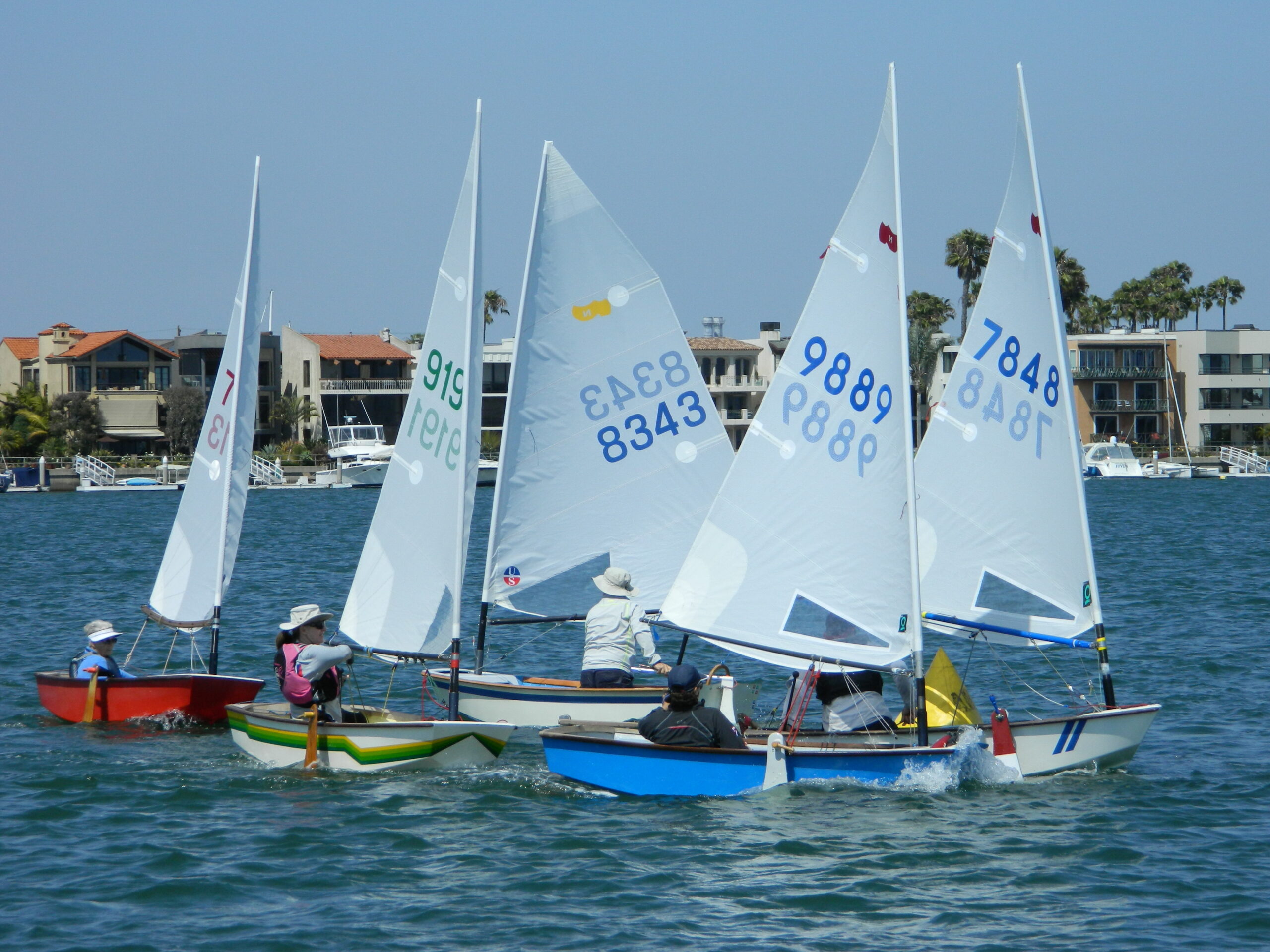 Seasoned sailors race in annual Senior and Masters Sabot Nationals