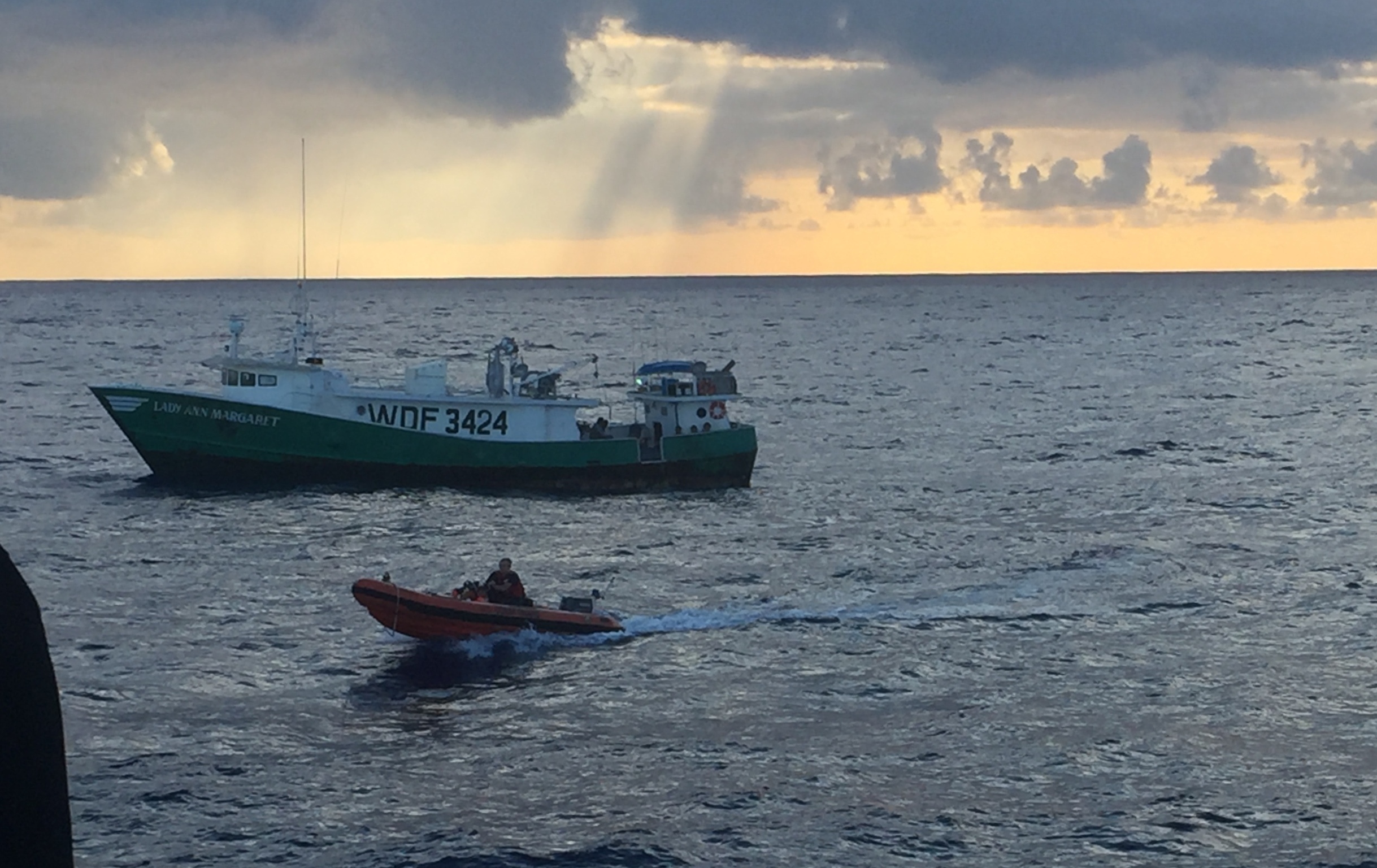 USCGC Galveston Island conducts fisheries boardings in Pacific Ocean