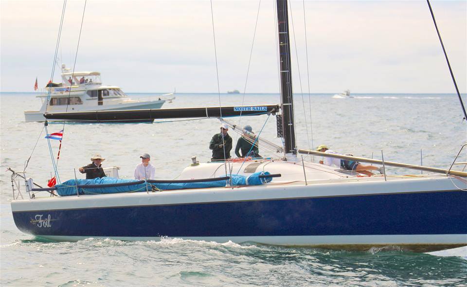 Foil’s crew acted quickly when a crewmember fell into the water while sailing near Northern Coronado Island during the Newport to Ensenada race. They threw him a buoy, brought him aboard and took him to San Diego for medical treatment.California Yacht Club Racing Facebook photo 