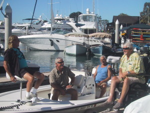 As dockmaster Ken Guyer regularly interacted with boaters on the docks.Ken Guyer photo