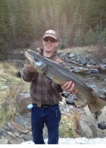 local angler and firefighter Kevin Woyjeck