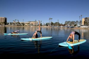 YOGAqua Marina del Rey Standup Paddleboard Yoga