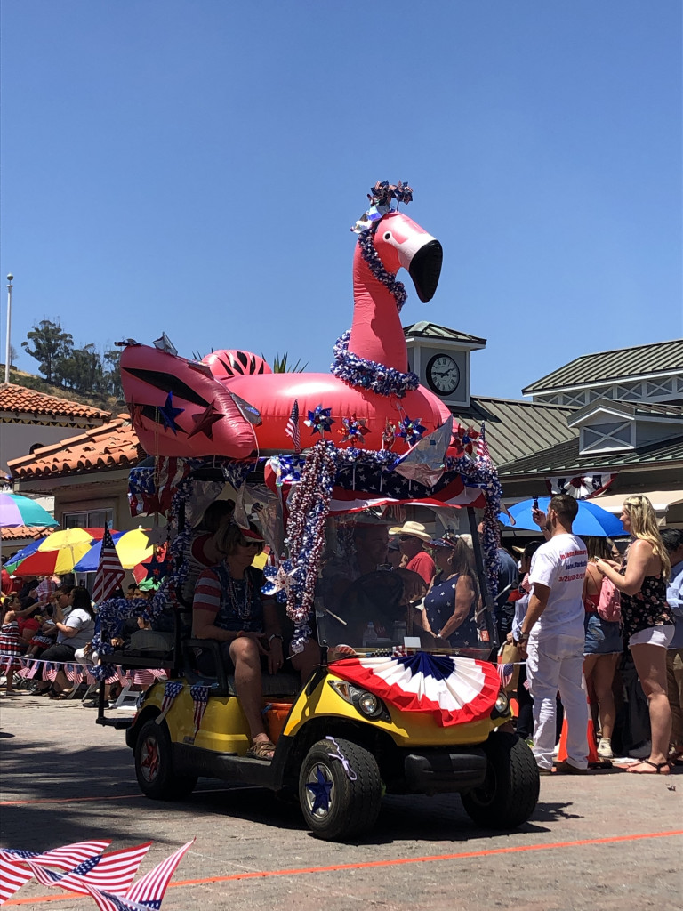 Catalina Island Patriotic Golf Cart Parade Fourth of July